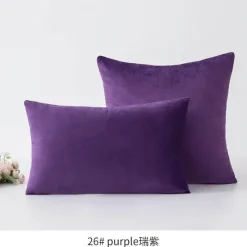 Medicci Home Bettzeug-Luxuriöser Kissenbezug aus Samt – weicher Euro-Kissenbezug in mehreren Farben und Größen