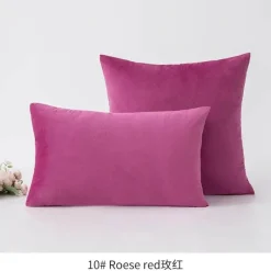 Medicci Home Bettzeug-Luxuriöser Kissenbezug aus Samt – weicher Euro-Kissenbezug in mehreren Farben und Größen