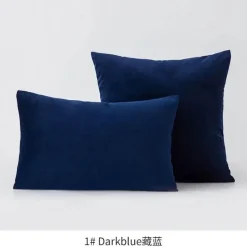 Medicci Home Bettzeug-Luxuriöser Kissenbezug aus Samt – weicher Euro-Kissenbezug in mehreren Farben und Größen