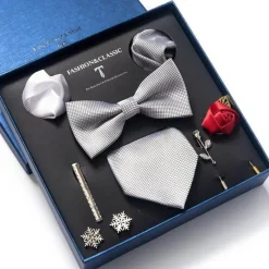 PureGlow Männerpflege|Körperpflege-Luxuriöses Herrenkrawatten-Geschenkset – Elegante Accessoires für Ihn