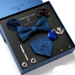 PureGlow Männerpflege|Körperpflege-Luxuriöses Herrenkrawatten-Geschenkset – Elegante Accessoires für Ihn