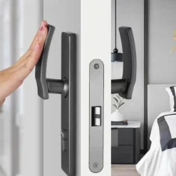 Comfort u0026 Style Gadgets Für Zuhause-Luxuriöses, modernes Türgriffschloss mit offenem Griff