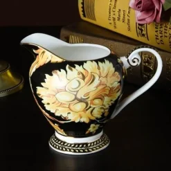 The Cozy Mug Küche & Esszimmer-Luxuriöses Teetassen-Set aus Bone China – Elegante Kaffeetassen im europäischen Stil