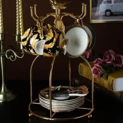 The Cozy Mug Küche & Esszimmer-Luxuriöses Teetassen-Set aus Bone China – Elegante Kaffeetassen im europäischen Stil