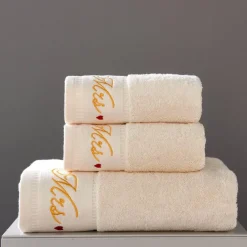 Aqua Essence Badezimmer-Luxury Bath Towel Set - Majestic Home Towels
