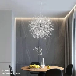 Illuminate Home Beleuchtung-Löwenzahn-Kristall-Kronleuchter – Elegante Beleuchtungsvorrichtung