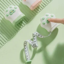 Tranquil Touch Fitness-Gadgets|Gesundheits- Und Entspannungstools-Maßband für Katzenpfoten – Automatisches Messwerkzeug mit Doppelskala