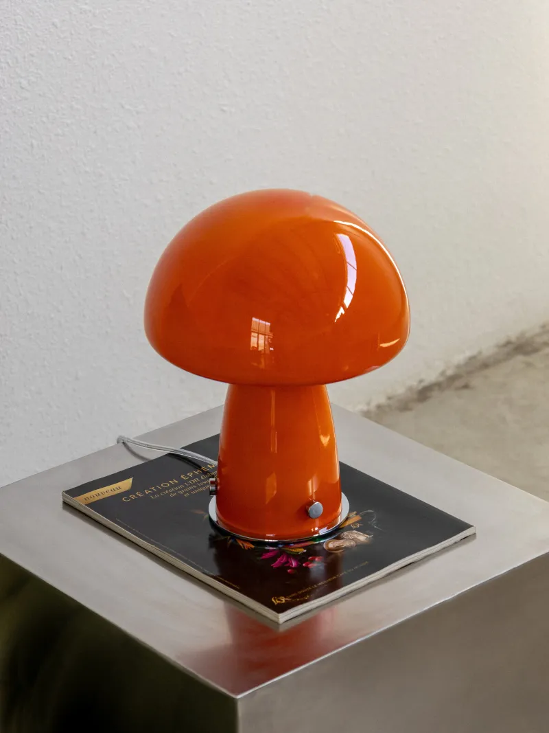 The Gilded Nest Wohndeko|Beleuchtung-Magic Mushroom Table Lamp – Glass and Iron Lamp