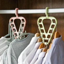 Comfort u0026 Style Gadgets Für Zuhause-Magisches Kleiderbügel-Set – 3-teiliger Schrank-Organizer mit 9 Löchern