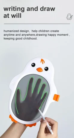 The Decor Haven Babyspielzeug-Magisches Zeichentablett für Kinder mit Cartoon-Motiven – Digitales Schreibpad