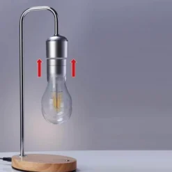 Comfort u0026 Style Beleuchtung-Magnetic Levitating Desk Lamp - Wireless Floating Bulb Light