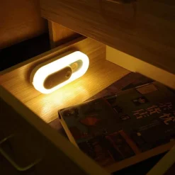 Comfort u0026 Style Beleuchtung-Magnetic Rechargeable LED Night Light - Smart Sensor Lamp