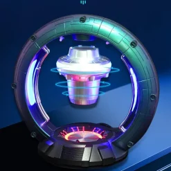 Comfort u0026 Style Beleuchtung-Magnetisch schwebende Lautsprecherlampe – Schwebendes Bluetooth-Nachtlicht