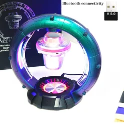 Comfort u0026 Style Beleuchtung-Magnetisch schwebende Lautsprecherlampe – Schwebendes Bluetooth-Nachtlicht