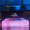 Timeless Touch Beleuchtung-Magnetisch schwebende LED-Raumschifflampe – rotierendes Nachtlicht-Dekor