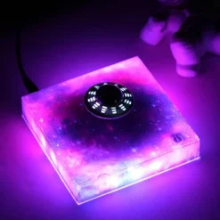Timeless Touch Beleuchtung-Magnetisch schwebende LED-Raumschifflampe – rotierendes Nachtlicht-Dekor