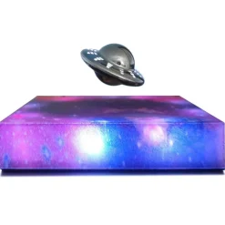 Timeless Touch Beleuchtung-Magnetisch schwebende LED-Raumschifflampe – rotierendes Nachtlicht-Dekor