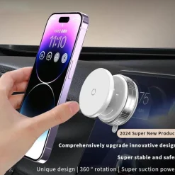 Wild u0026 Free Gear Autozubehör|Automobilindustrie-Magnetische Autotelefonhalterung - Rotierendes Vakuumdesign