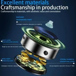 Wild u0026 Free Gear Autozubehör|Automobilindustrie-Magnetische Autotelefonhalterung - Universelles, einfach zu montierendes Design