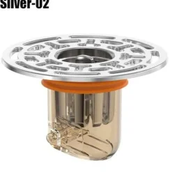 The Blissful Bath Badezimmer-Magnetische Badezimmersieb-Abdeckung – selbstschließender Abflussschutz gegen Gerüche