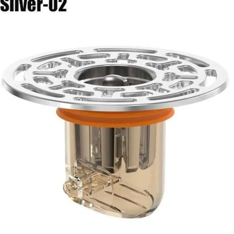 The Blissful Bath Badezimmer-Magnetische Badezimmersieb-Abdeckung – selbstschließender Abflussschutz gegen Gerüche