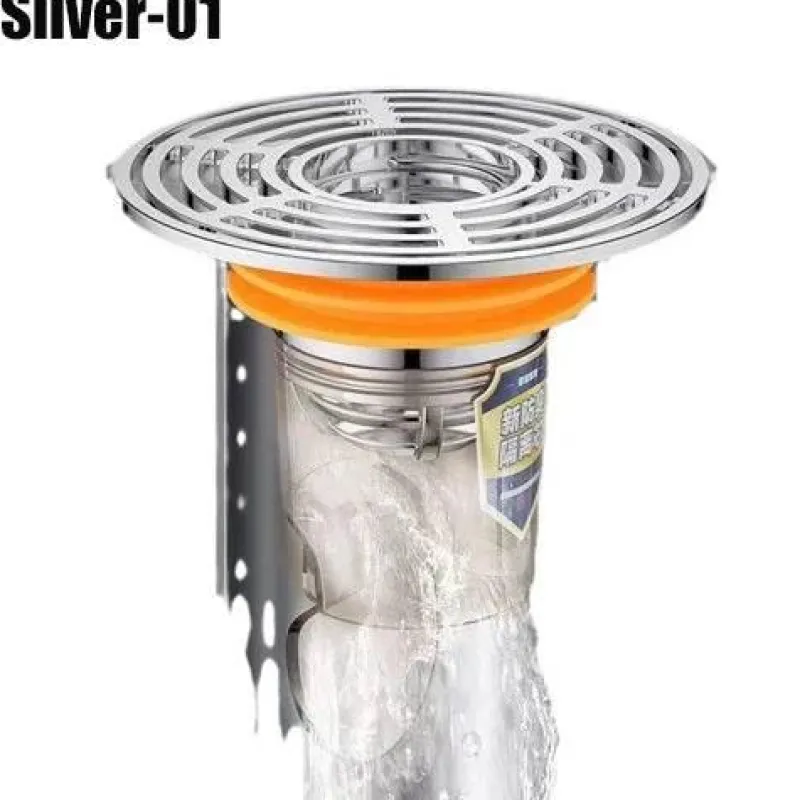 The Blissful Bath Badezimmer-Magnetische Badezimmersieb-Abdeckung – selbstschließender Abflussschutz gegen Gerüche