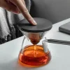 Brew Bliss Küche & Esszimmer-Magnetische Ein-Knopf-Teekanne – Easy Brew-Teekanne aus Glas