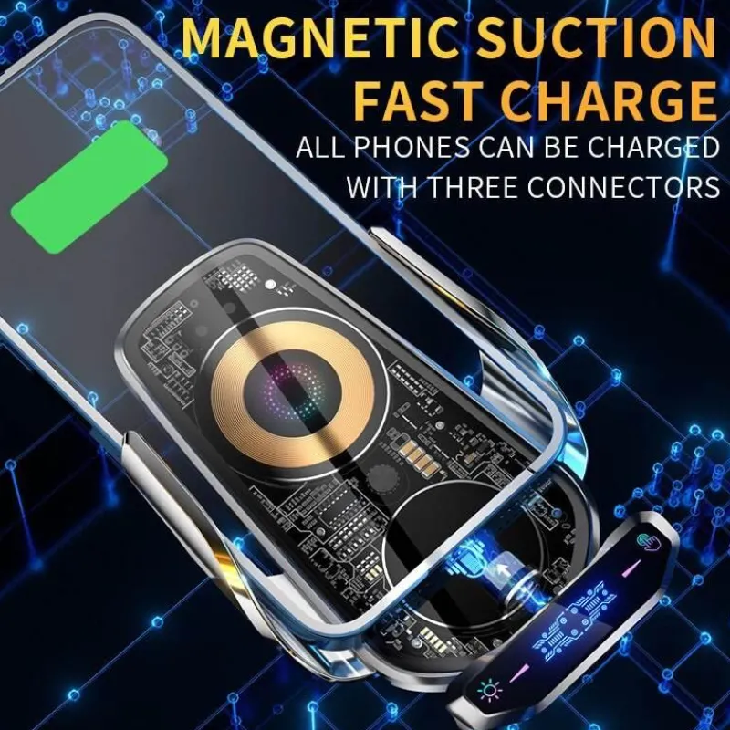 Wild u0026 Free Gear Automobilindustrie|Autozubehör-Magnetische kabellose Autotelefonhalterung - Automatische Ladehalterung