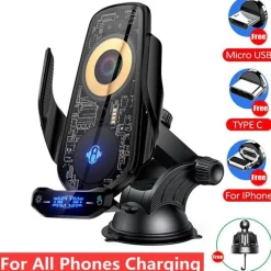Wild u0026 Free Gear Automobilindustrie|Autozubehör-Magnetische kabellose Autotelefonhalterung - Automatische Ladehalterung