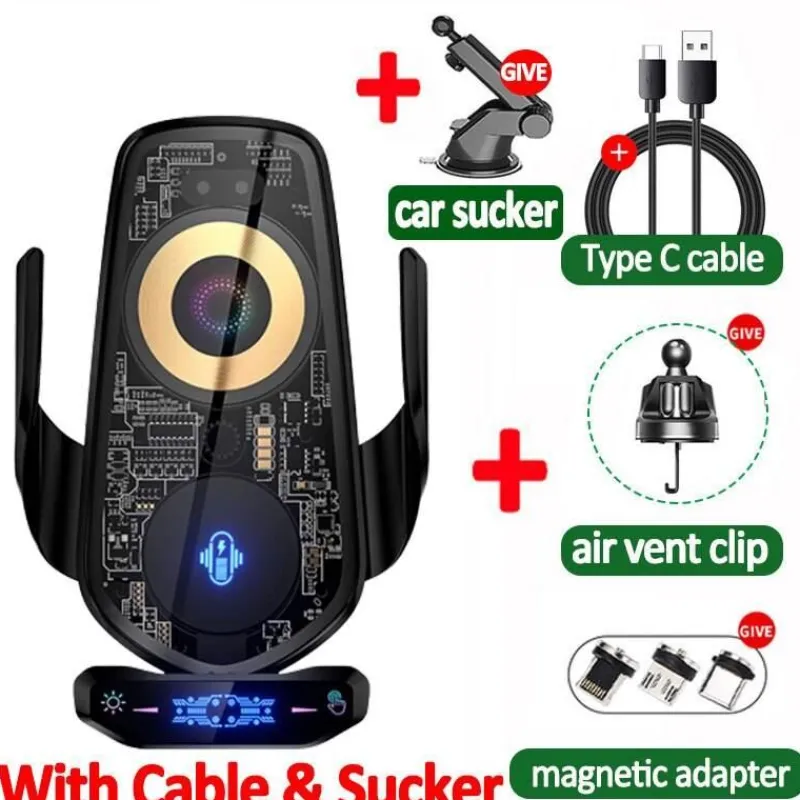 Wild u0026 Free Gear Automobilindustrie|Autozubehör-Magnetische kabellose Autotelefonhalterung - Automatische Ladehalterung