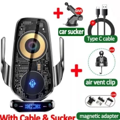 Wild u0026 Free Gear Automobilindustrie|Autozubehör-Magnetische kabellose Autotelefonhalterung - Automatische Ladehalterung