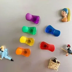 Space Savvy Küche & Esszimmer-Magnetische Lebensmittelverschlussklammern - Notizhalter für den Kühlschrank