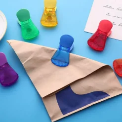 Space Savvy Küche & Esszimmer-Magnetische Lebensmittelverschlussklammern - Notizhalter für den Kühlschrank