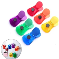 Space Savvy Küche & Esszimmer-Magnetische Lebensmittelverschlussklammern - Notizhalter für den Kühlschrank