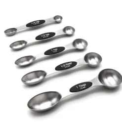 Comfort u0026 Style Küche & Esszimmer-Magnetische Messlöffel – Set mit 5 präzisen Messwerkzeugen