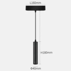 The Gilded Nest Beleuchtung-Magnetische Schienenbeleuchtung - Wandmontiertes schwarzes System