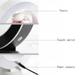 Willow u0026 Whim Beleuchtung-Magnetische schwebende Blumenlampe „Love Forever“