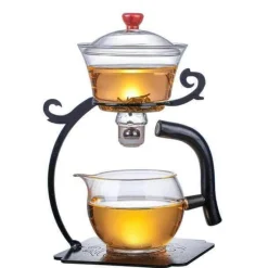 The Cozy Mug Küche & Esszimmer-Magnetische Teekanne im Vintage-Stil – Elegantes Retro-Küchendekor