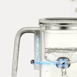 Brew Bliss Küche & Esszimmer-Magnetische Teetrennkanne mit einem Klick - Easy Brew Kettle