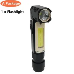 Wilderness Haven Outdoor-Artikel|Heimwerkzeuge-Magnetische wiederaufladbare Camping-Taschenlampe – verstellbares tragbares Außenlicht