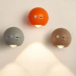 Timeless Touch Wohndeko|Beleuchtung-Magnetische wiederaufladbare Wandlampe - Einstellbares rotierendes Licht