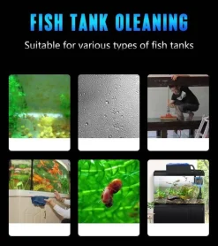 Decor Haustierzubehör-Magnetischer Aquarienglasreiniger – Aquarium-Schrubberwerkzeug