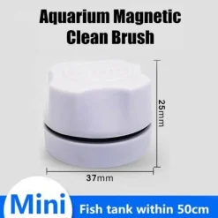 Decor Haustierzubehör-Magnetischer Aquarienglasreiniger – Aquarium-Schrubberwerkzeug