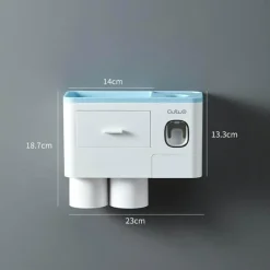 The Blissful Bath Badezimmer-Magnetischer Badezimmer-Organizer – platzsparende Aufbewahrungslösung zur Wandmontage