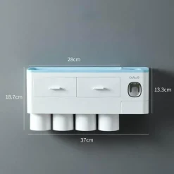 The Blissful Bath Badezimmer-Magnetischer Badezimmer-Organizer – platzsparende Aufbewahrungslösung zur Wandmontage