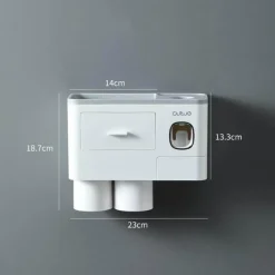 The Blissful Bath Badezimmer-Magnetischer Badezimmer-Organizer – platzsparende Aufbewahrungslösung zur Wandmontage