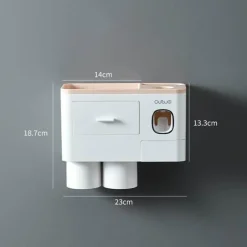 The Blissful Bath Badezimmer-Magnetischer Badezimmer-Organizer – platzsparende Aufbewahrungslösung zur Wandmontage