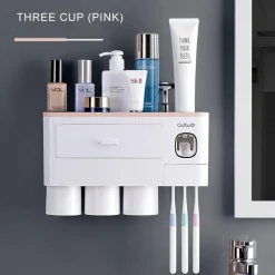 The Blissful Bath Badezimmer-Magnetischer Badezimmer-Organizer – platzsparende Aufbewahrungslösung zur Wandmontage