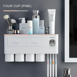 The Blissful Bath Badezimmer-Magnetischer Badezimmer-Organizer – platzsparende Aufbewahrungslösung zur Wandmontage