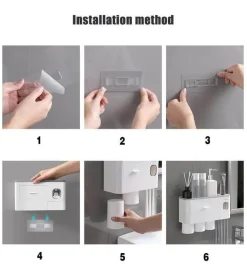 The Blissful Bath Badezimmer-Magnetischer Badezimmer-Organizer – platzsparende Aufbewahrungslösung zur Wandmontage